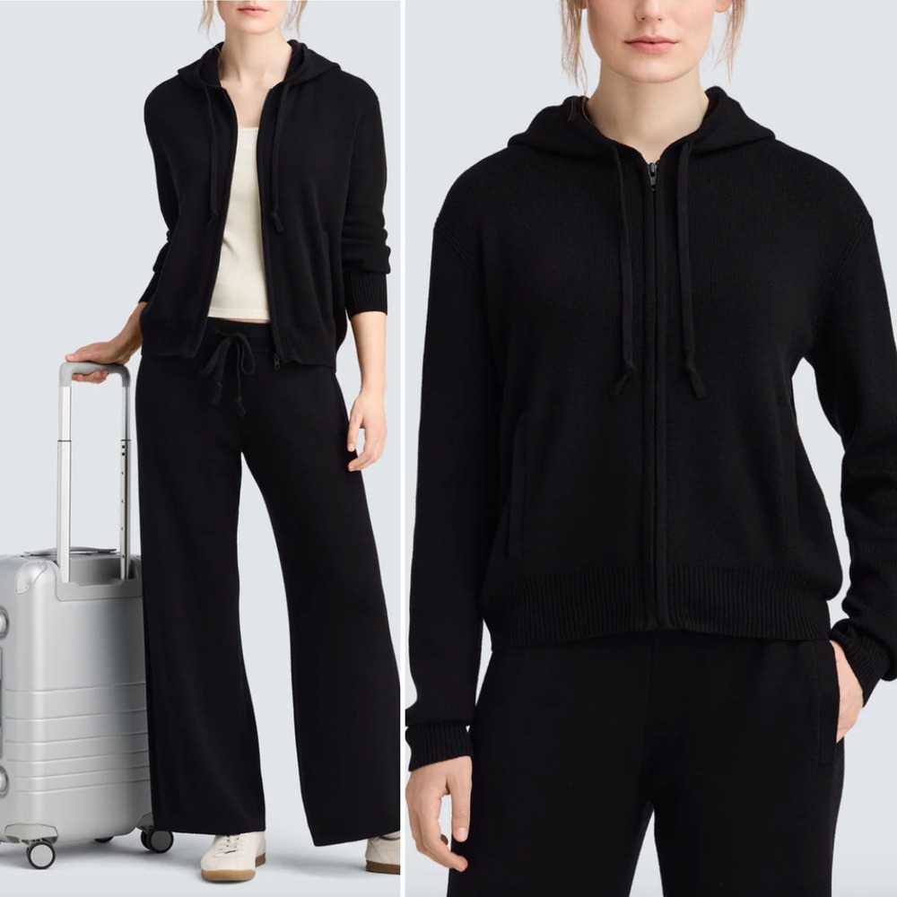 UNBOUND MERINO Knit Full Zip Hoodie